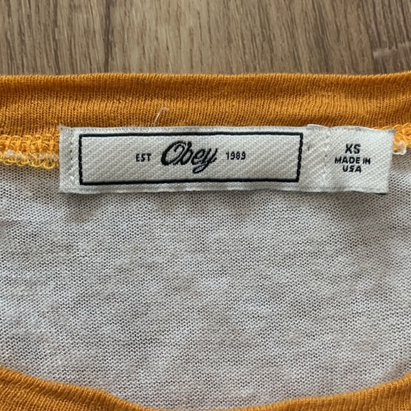 Obay baseball tee, Size S - Picture 2 of 6